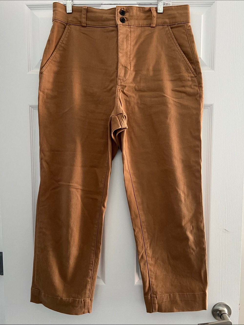 Women’s Casual Straight-Leg Pants in Brown